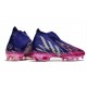 adidas Predator Edge+ FG Neuf Violet Equipe Argent Métallique Rose Choc Equipe
