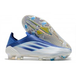 adidas X Speedflow+ FG Neuf Blanc Indigo Ciel