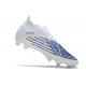 Chaussure adidas Predator Edge.1 FG Blanc Bleu Hi Res Blanc