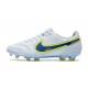 Nike Tiempo Legend 9 Elite FG Nouvel Blanc Bleu
