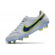 Nike Tiempo Legend 9 Elite FG Nouvel Blanc Bleu