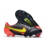 Nike Tiempo Legend 9 Elite FG Nouvel Noir Jaune Rouge