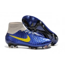 Nouveau Chaussures de Football Nike Magista Obra FG Marine Bleu Gris