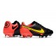 Nike Tiempo Legend 9 Elite FG Nouvel Noir Jaune Rouge