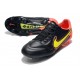 Nike Tiempo Legend 9 Elite FG Nouvel Noir Jaune Rouge