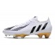adidas Predator Edge.1 Low FG Chaussures Blanc Noir Or