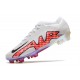 Nike Zoom Mercurial Vapor 15 Elite FG Blanc Rouge