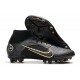 Nike Mercurial Superfly VIII Elite AG-Pro Noir Or Argent Métallique