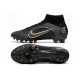 Nike Mercurial Superfly VIII Elite AG-Pro Noir Or Argent Métallique