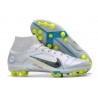 Nike Mercurial Superfly VIII Elite AG-Pro Ballon Gris Bleu Foncé
