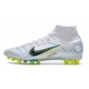 Nike Mercurial Superfly VIII Elite AG-Pro Ballon Gris Bleu Foncé