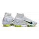 Nike Mercurial Superfly VIII Elite AG-Pro Ballon Gris Bleu Foncé