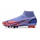 Nike Mercurial Superfly VIII Elite AG-Pro Mbappé Chardon Clair Argent