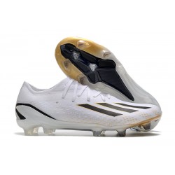 adidas X Speedportal.1 FG Crampons Blanc Noir Or