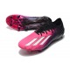 adidas X Speedportal.1 FG Crampons Rose Noir Blanc