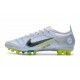 Nike Mercurial Vapor 14 Elite Pro AG Ballon Gris Bleu Foncé