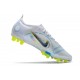 Nike Mercurial Vapor 14 Elite Pro AG Ballon Gris Bleu Foncé