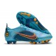 Nike Mercurial Vapor 14 Elite Pro AG Bleu Chlorine Orange Laser Marina