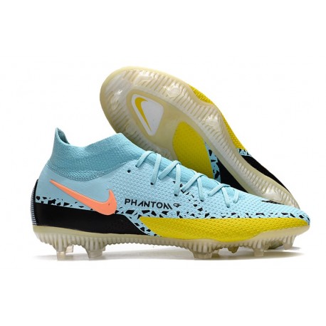 Nike Phantom GT2 DF Elite FG Glacie Ice Noir Jaune Strike