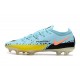 Crampons Foot Nike Phantom GT2 Elite FG Glacie Ice Noir Jaune Strike
