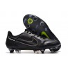 Nike Tiempo Legend IX Elite SG Pro Noir Foncé Smoke Gris Summit Blanc