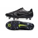 Nike Tiempo Legend IX Elite SG Pro Noir Foncé Smoke Gris Summit Blanc