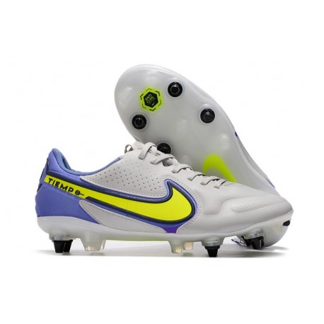 Nike Tiempo Legend IX Elite SG Pro Gris Brouillard Volt Sapphire