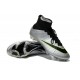 2015 Nouvelle Chaussure Nike Mercurial Superfly IV FG Argenté Vert Noir