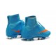 2015 Nike Mercurial Superfly 4 FG Crampons de Football Bleu Orange