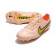 Nike Tiempo Legend 9 Elite FG Nouvel Guava Ice Jaune Strike Sunset Glow