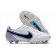 Nike Tiempo Legend 9 Elite FG Nouvel Blanc Bleu