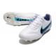 Nike Tiempo Legend 9 Elite FG Nouvel Blanc Bleu