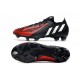 adidas Predator Edge.1 Low FG Chaussures Noir Blanc Rouge