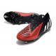 adidas Predator Edge.1 Low FG Chaussures Noir Blanc Rouge