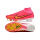 Nike Air Zoom Mercurial Superfly IX Elite FG Rose Jaune
