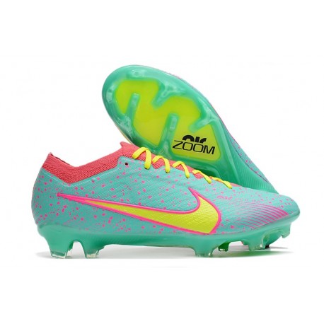 Nike Zoom Mercurial Vapor 15 Elite FG Bleu Jaune