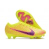 Nike Zoom Mercurial Vapor 15 Elite FG Jaune Rose