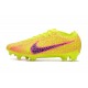 Nike Zoom Mercurial Vapor 15 Elite FG Jaune Rose