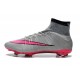 Nouveau Chaussure de Football Nike Mercurial Superfly CR FG Gris Hyper Rose
