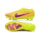 Nike Zoom Mercurial Vapor 15 Elite FG Jaune Rose