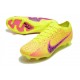Nike Zoom Mercurial Vapor 15 Elite FG Jaune Rose