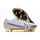 Nike Zoom Mercurial Vapor 15 Elite FG Blanc Or Noir