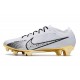 Nike Zoom Mercurial Vapor 15 Elite FG Blanc Or Noir