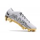 Nike Zoom Mercurial Vapor 15 Elite FG Blanc Or Noir