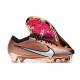 Nike Zoom Mercurial Vapor 15 Elite FG Mbappe Cuivre Métallique