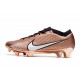 Nike Zoom Mercurial Vapor 15 Elite FG Mbappe Cuivre Métallique