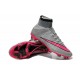 Nouveau Chaussure de Football Nike Mercurial Superfly CR FG Gris Hyper Rose