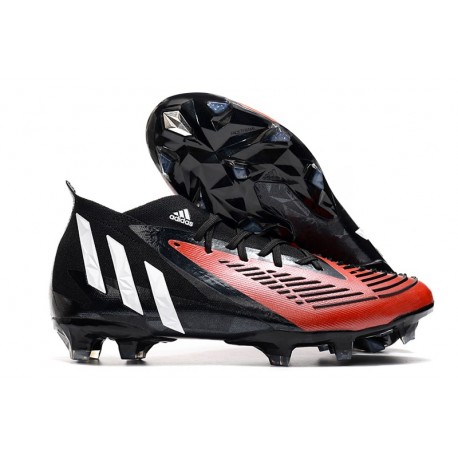 Chaussure adidas Predator Edge.1 FG Noir Rouge Blanc
