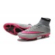 Nouveau Chaussure de Football Nike Mercurial Superfly CR FG Gris Hyper Rose