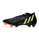 Chaussure adidas Predator Edge.1 FG Noir Jaune Rouge